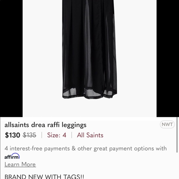 Allsaints Az 4 Raffi Sheet Skirt W 